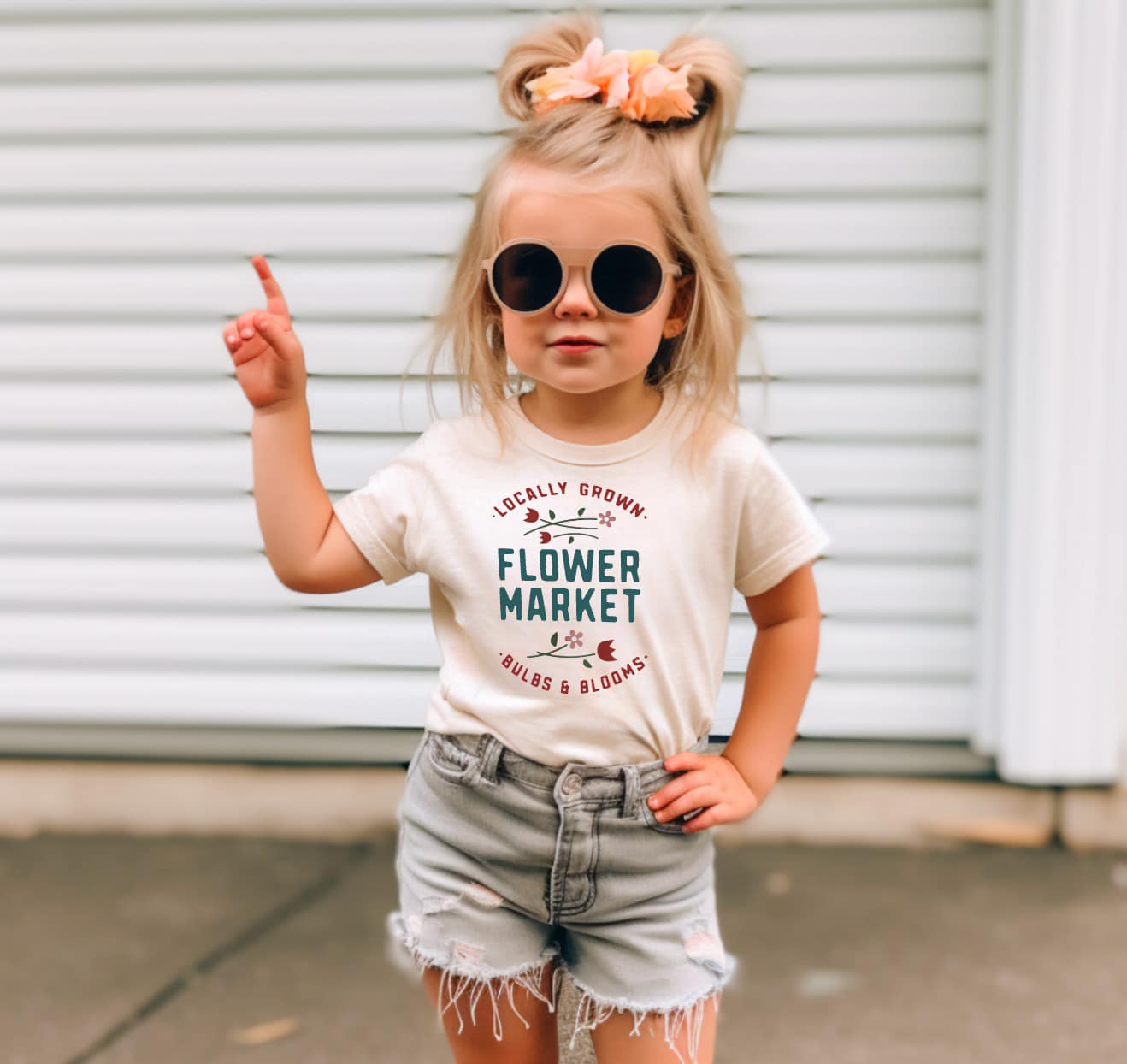 Flower Market Youth Graphic Tee