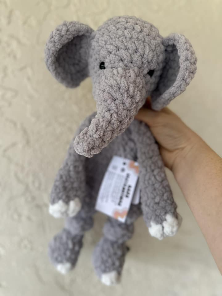 Elephant Crochet Lovey