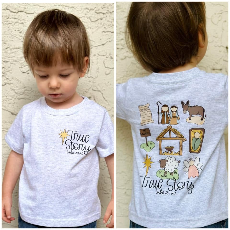 True Story Christmas Youth Graphic Tee
