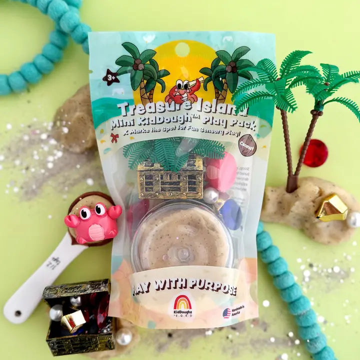 Treasure Island Sensory Mini Play Dough Play Kit