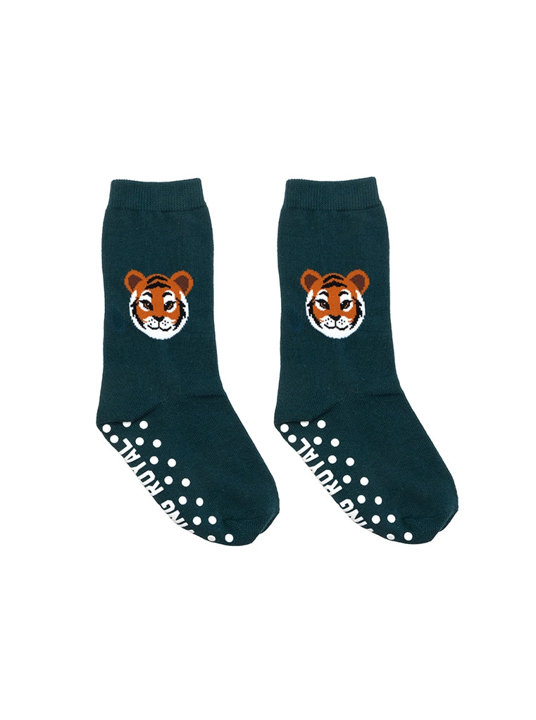 3D Packaged Kids Socks - Tiger Face