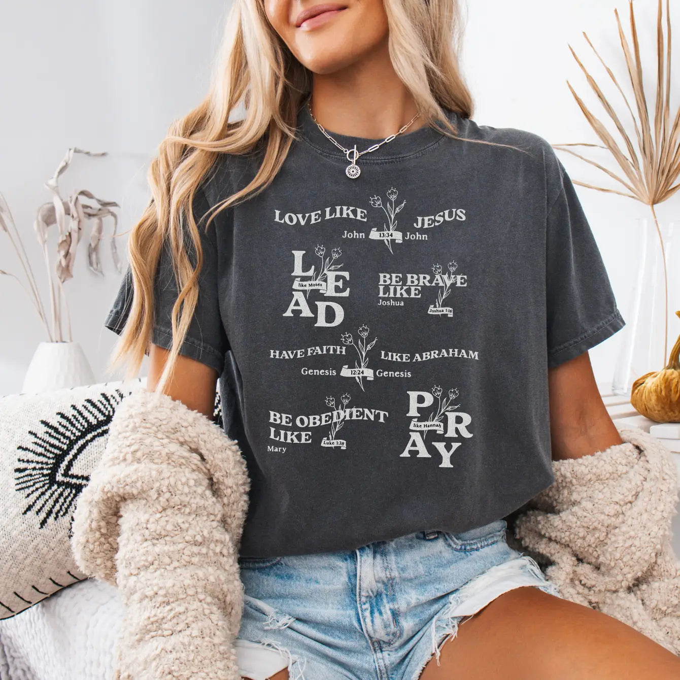 Inspirational Bible Verses Faith Graphic Tee