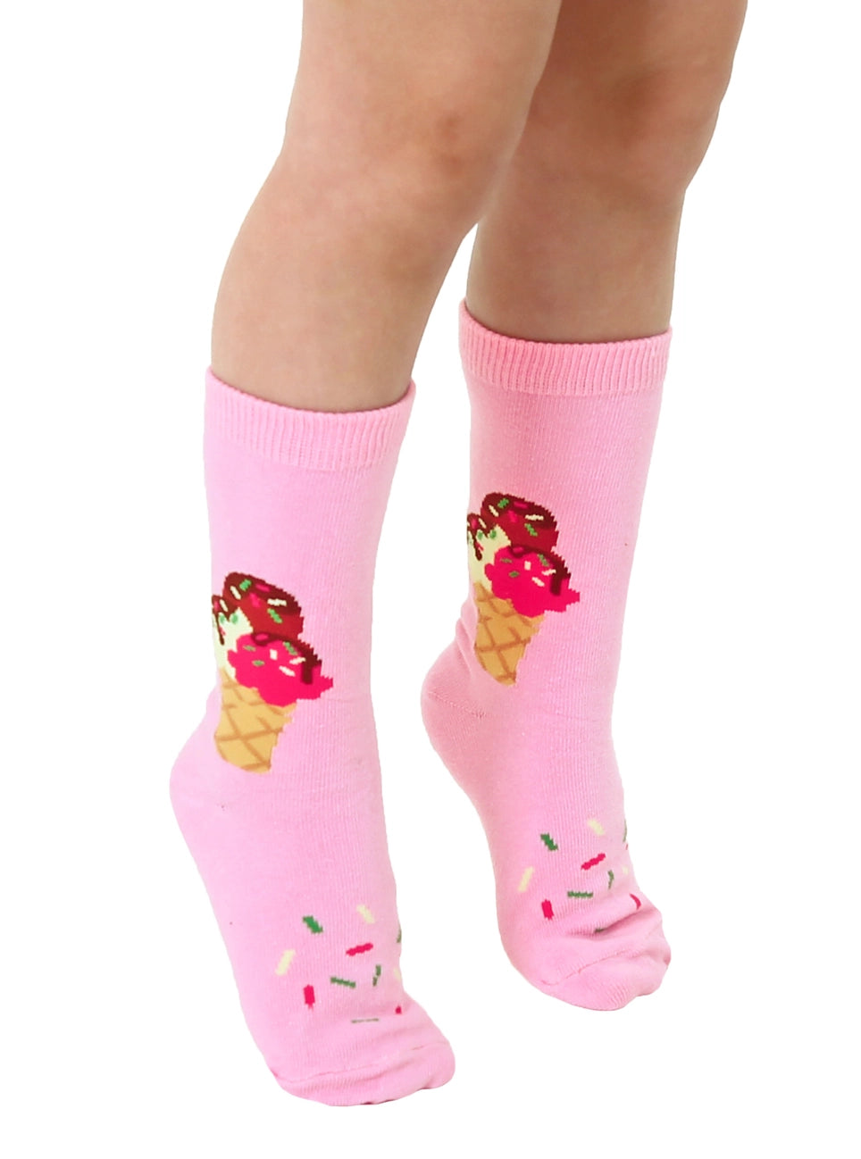 3D Packaged Kids Socks - Ice Cream