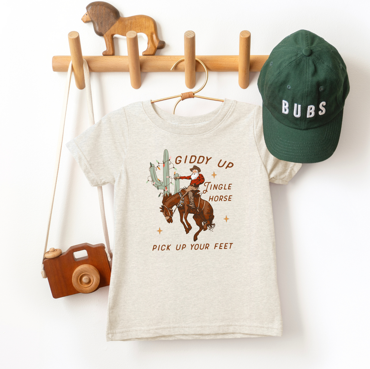Giddy Up Jingle Horse Youth Graphic Tee