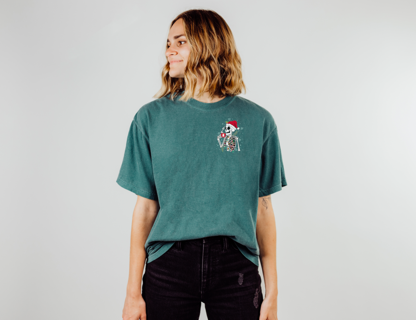 Dead Inside Christmas Graphic Tee
