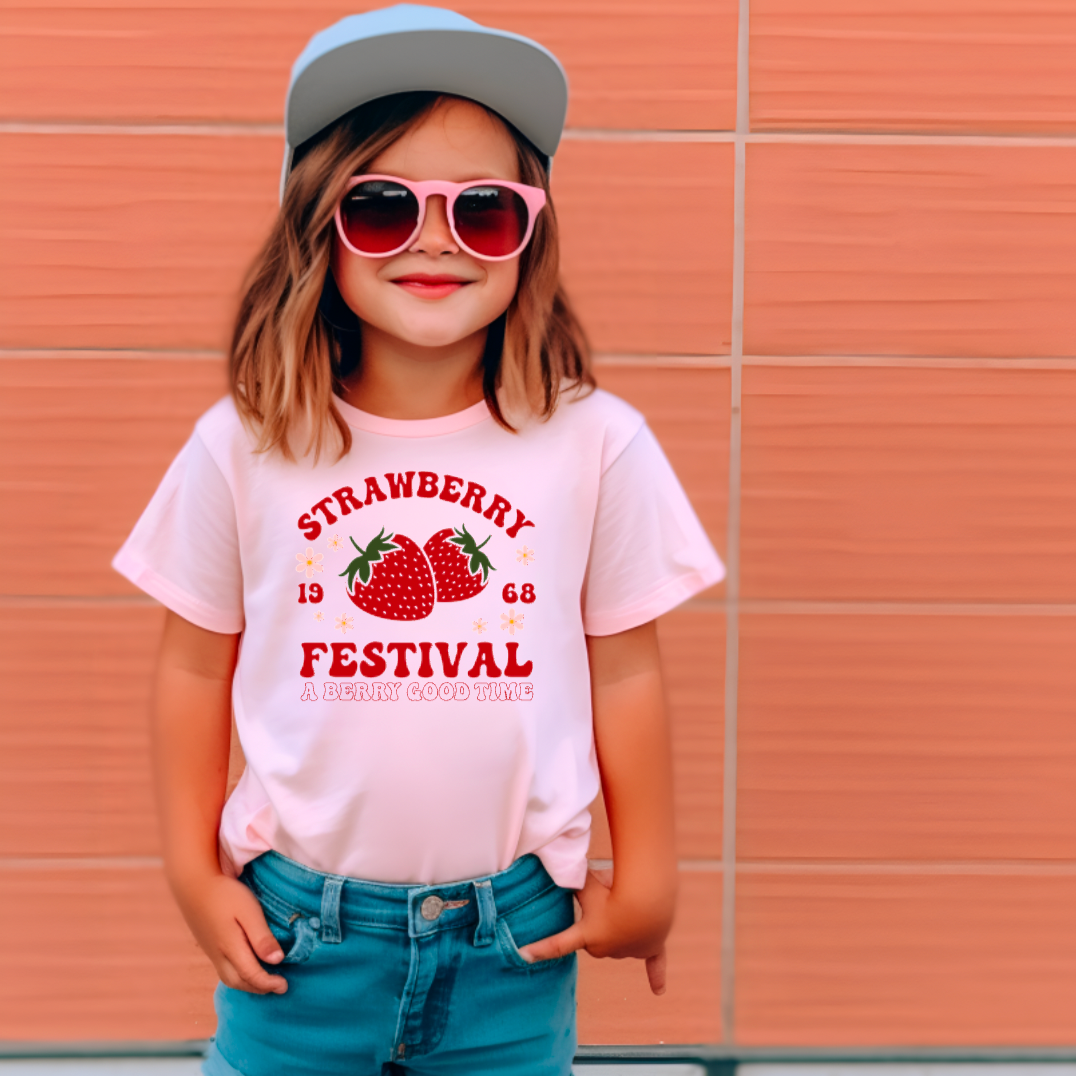 Strawberry Festival Youth Graphic Tee