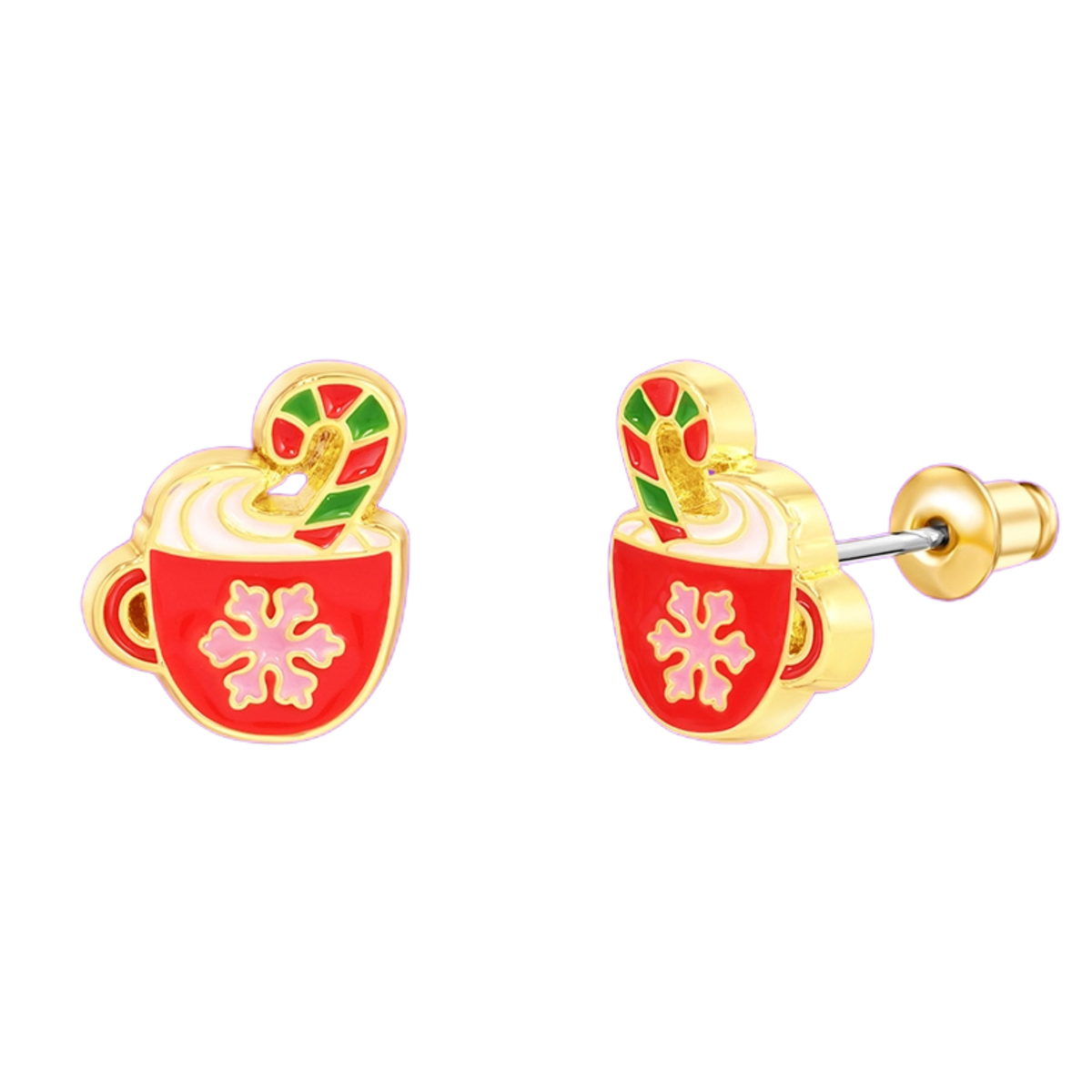 Hot Chocolate Stud Earrings