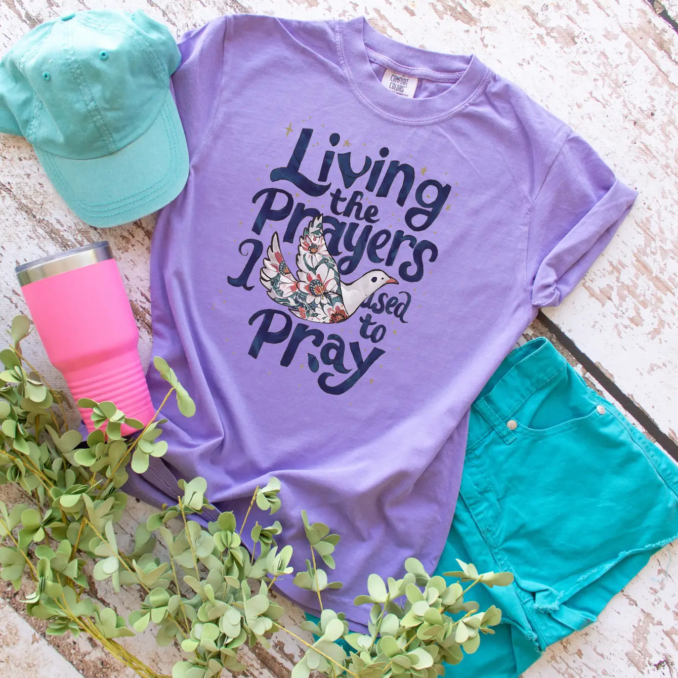 Living the Prayers I Used to Pray Faith Graphic Tee