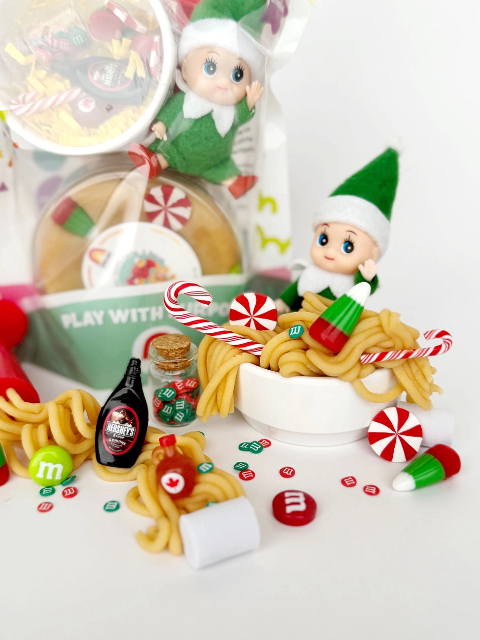 Elf Breakfast Sensory Play Dough Play Kit