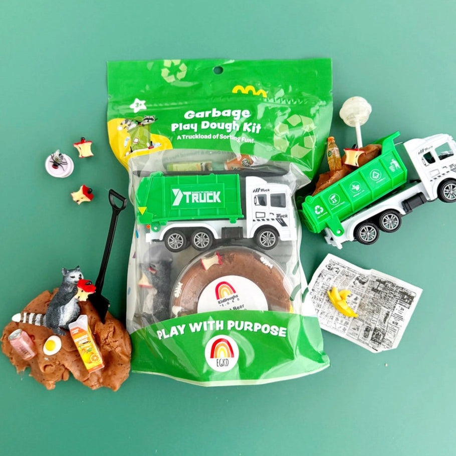Garbage Truck Sensory Play Dough Play Kit