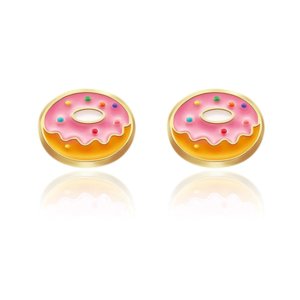 Sprinkle Donut Stud Earrings