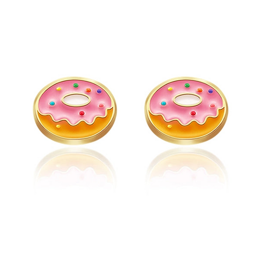 Sprinkle Donut Stud Earrings