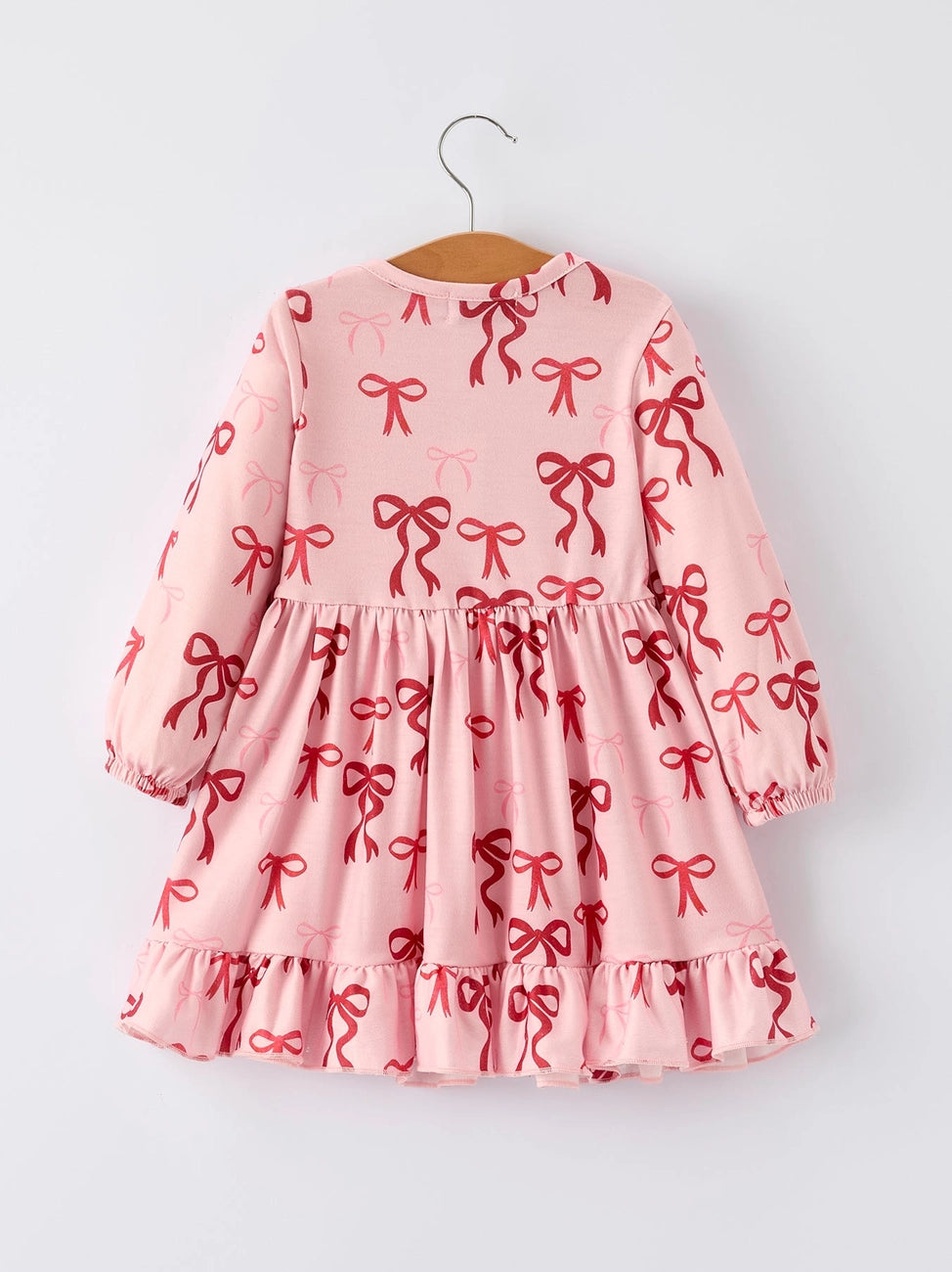 Pink Bow Girls Dress