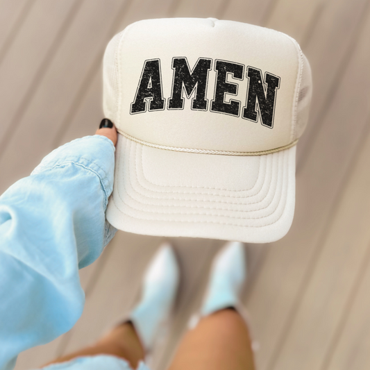 Amen Varsity Faith Foam Trucker Hat