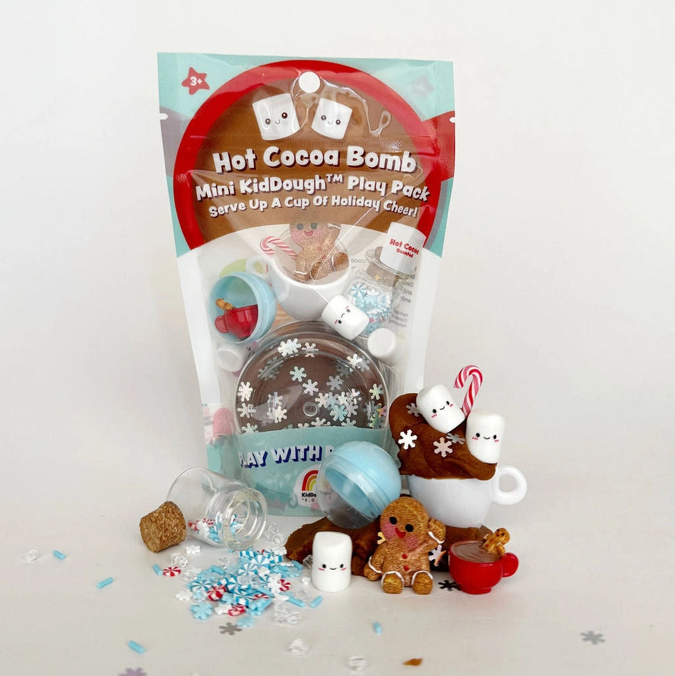Hot Cocoa Sensory Mini Play Dough Play Kit