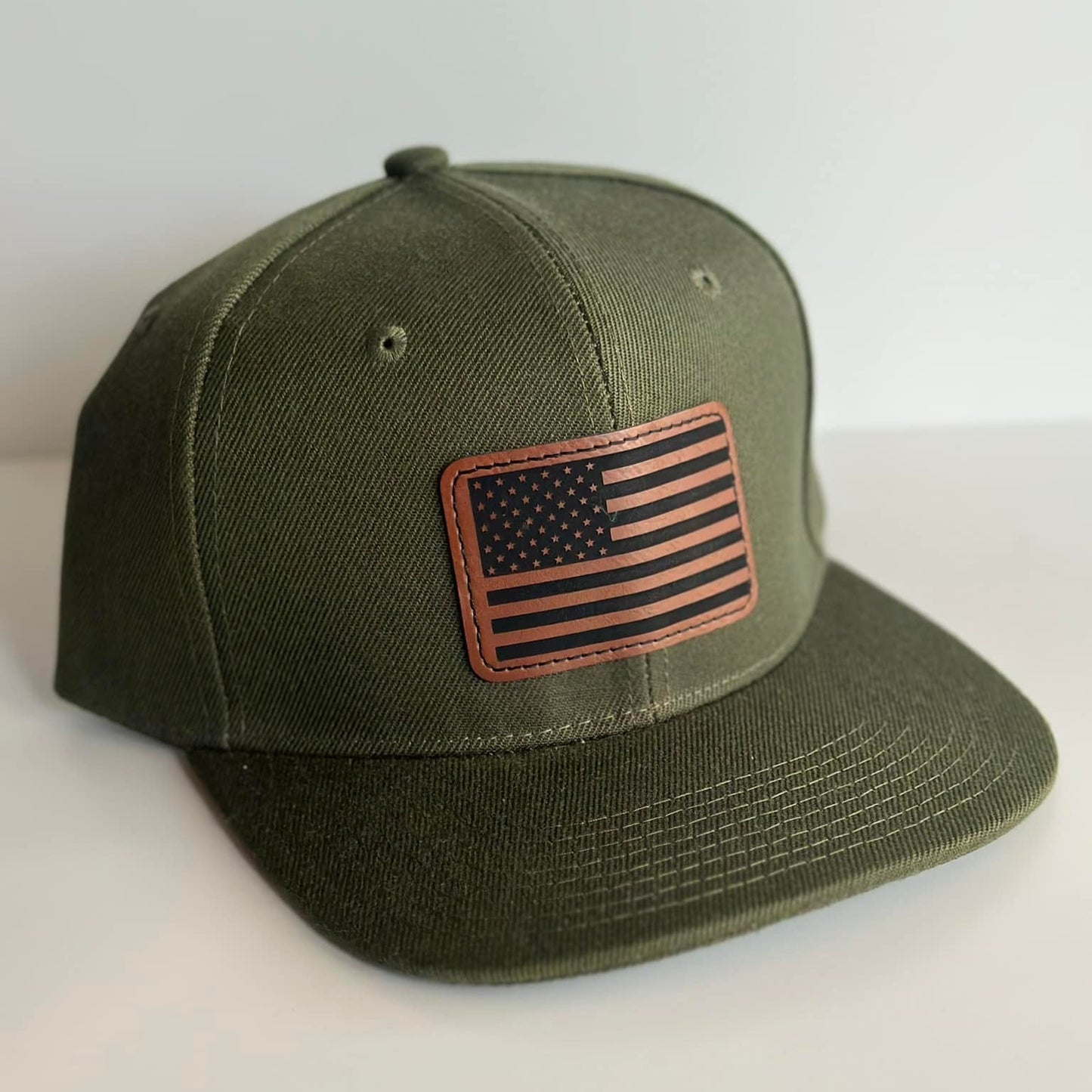 American Flag Youth Snapback Hat