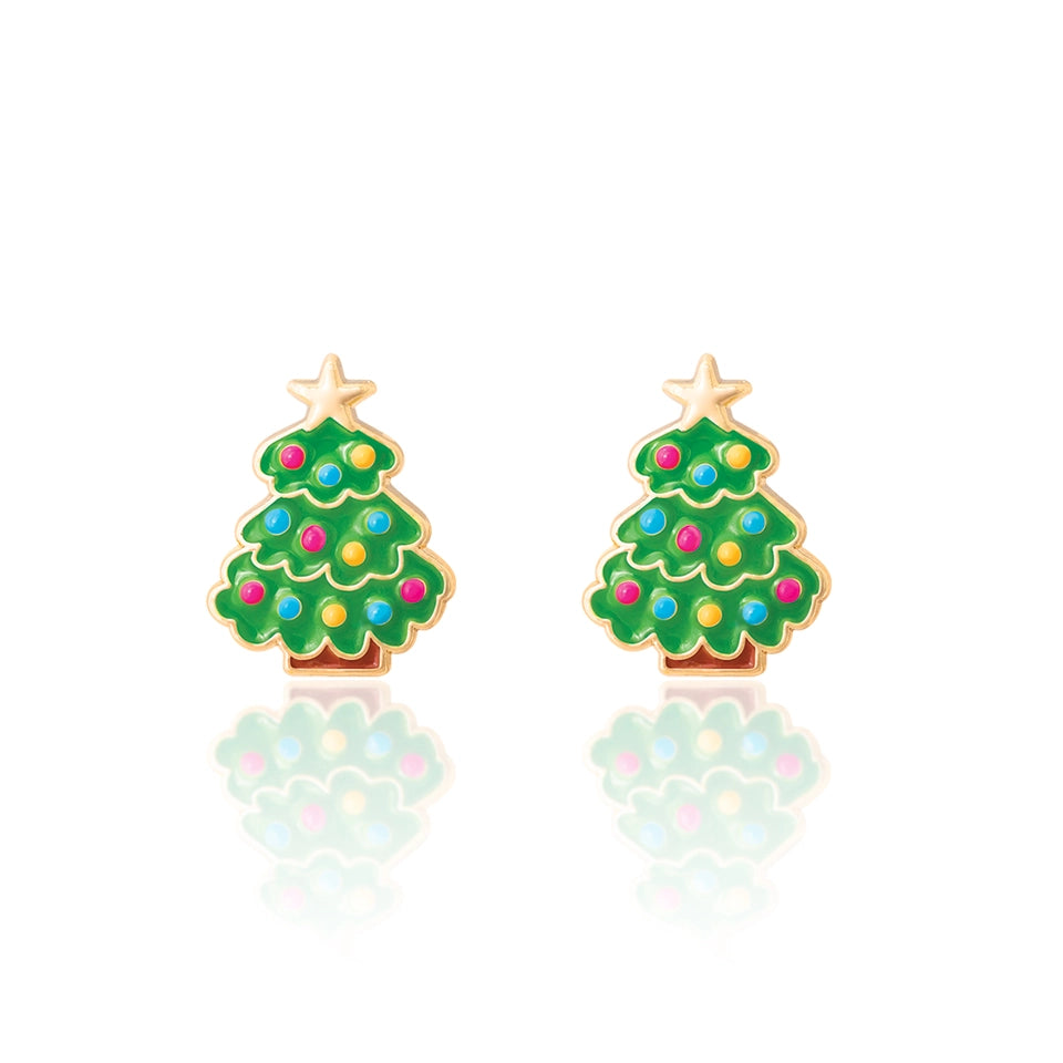 Christmas Tree Stud Earrings