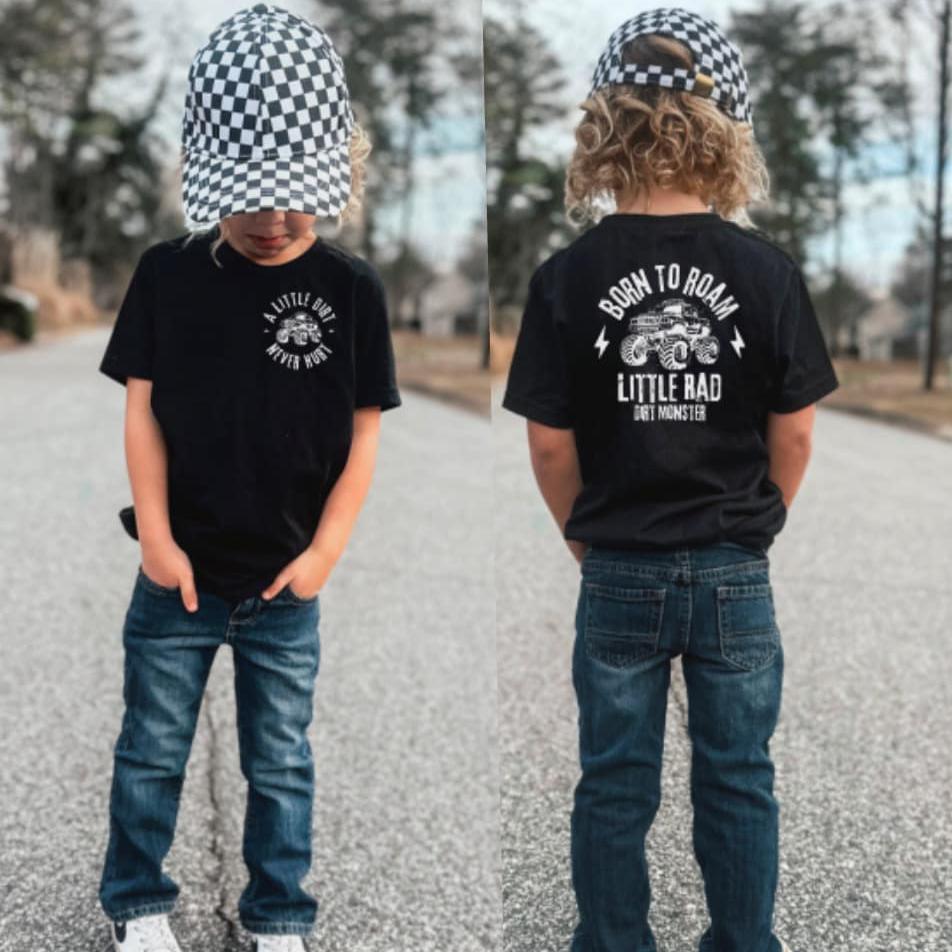 Rad Dirt Monster Youth Graphic Tee