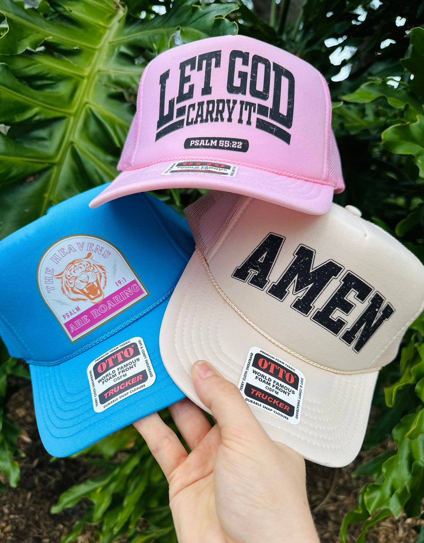 Amen Varsity Faith Foam Trucker Hat
