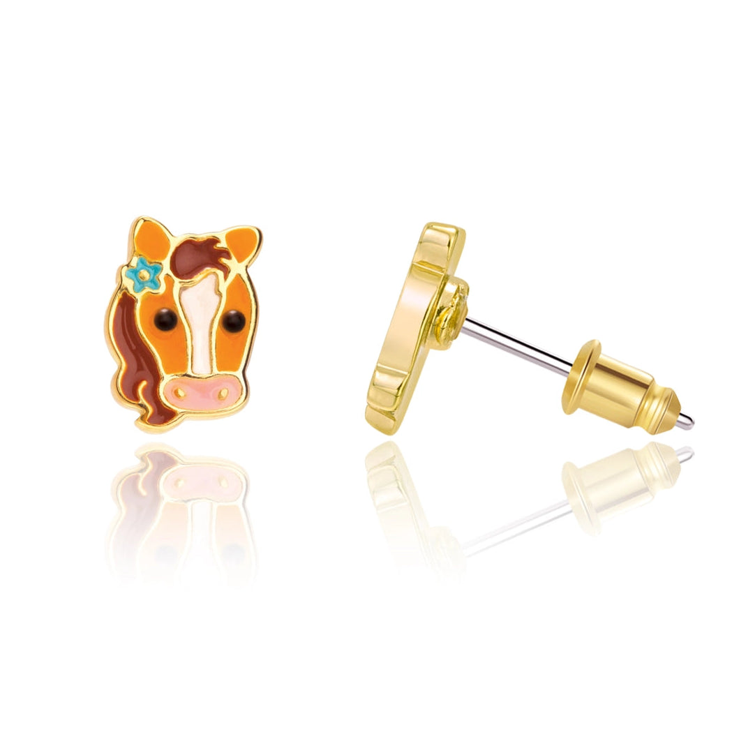 Horse Stud Earrings