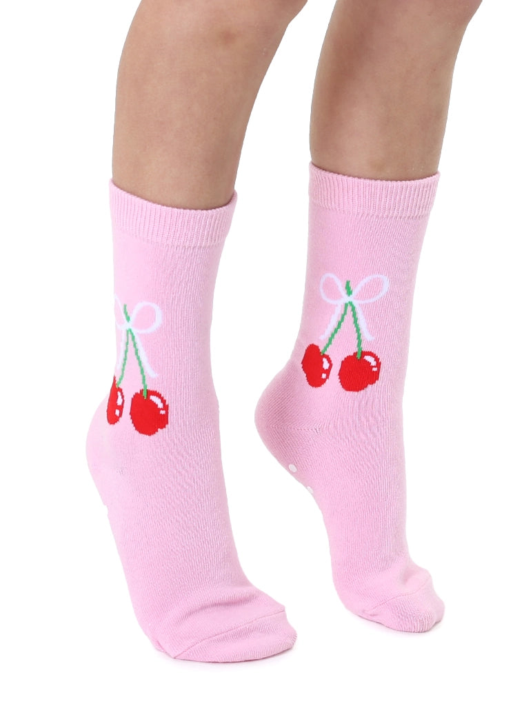 3D Packaged Kids Socks - Cherries