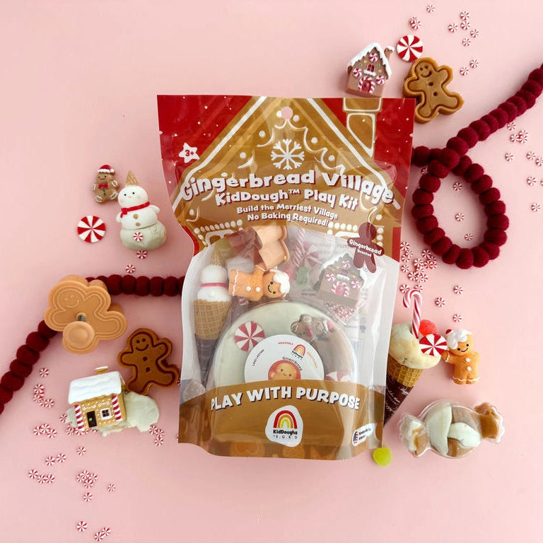 Gingerbread Sensory Play Dough Play Kit