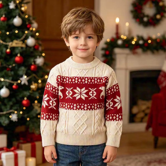 Knitted Nordic Sweater