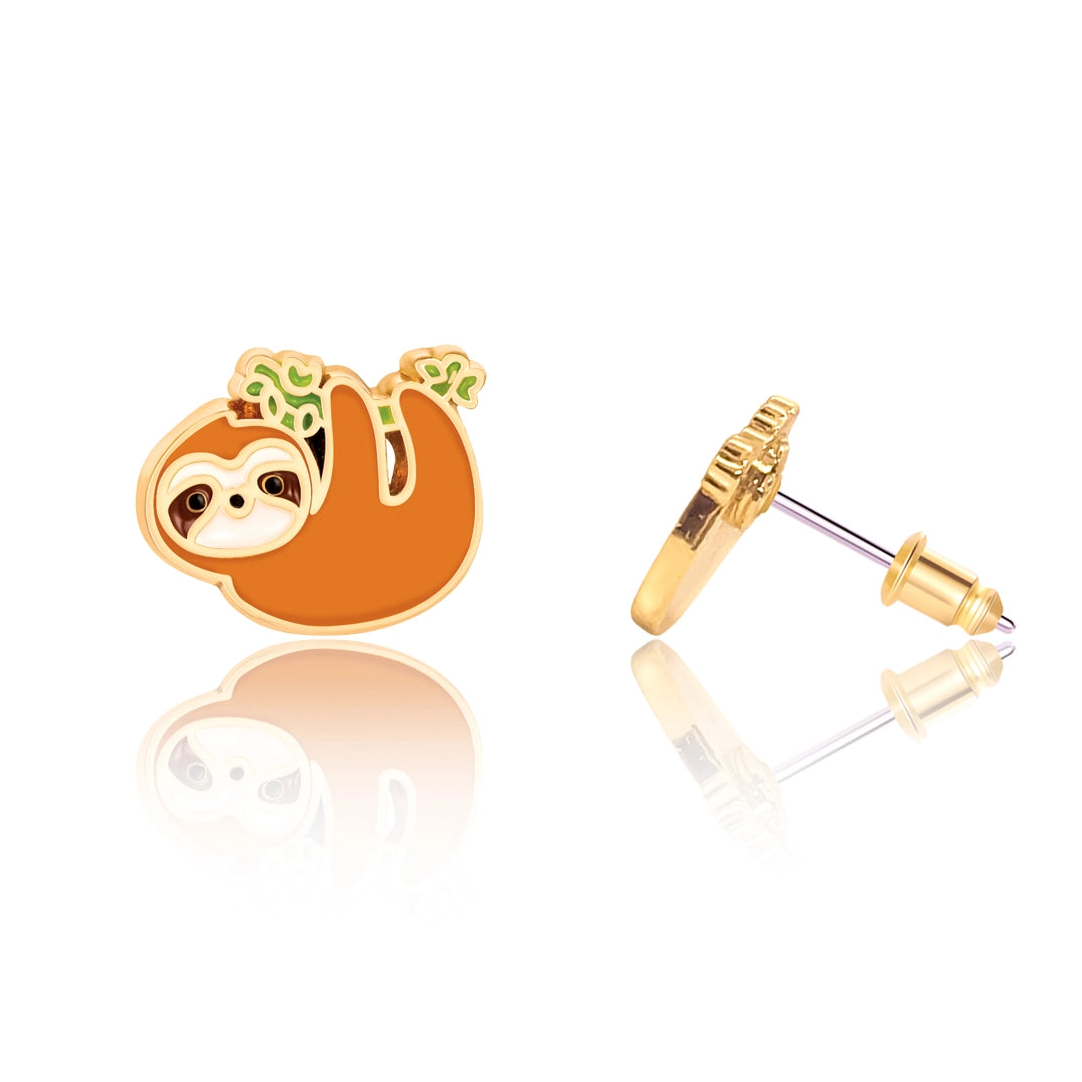 Sloth Stud Earrings