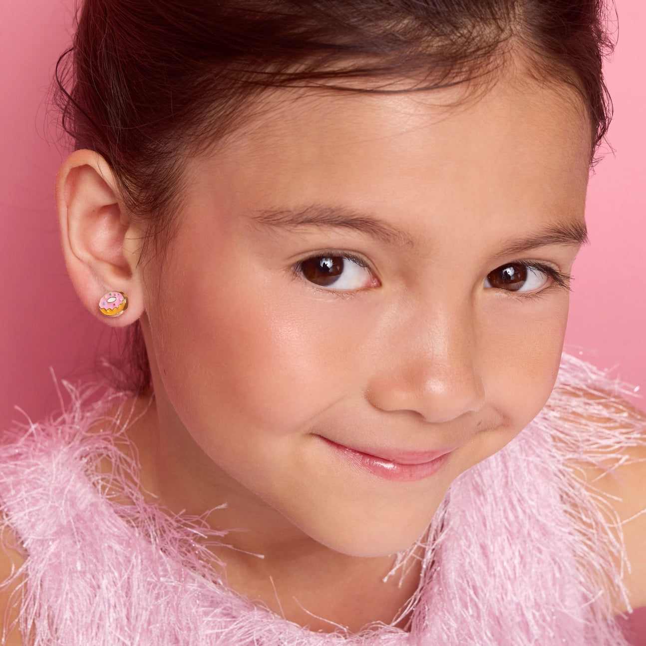 Sprinkle Donut Stud Earrings