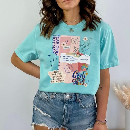 Collage/Scrapbook Faith Graphic Tee