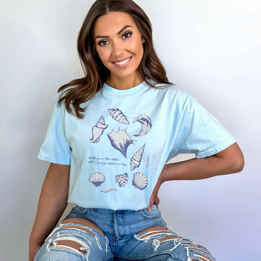 Walking on the Water with My Eyes Fixed on Jesus Graphic Tee