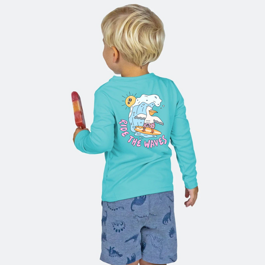 Surfing Pelican UPF50 Long Sleeve Tee