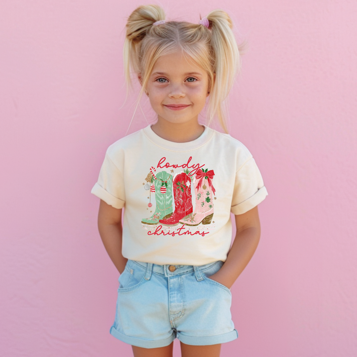 Howdy Christmas Youth Graphic Tee