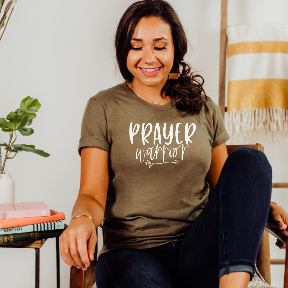Prayer Warrior Faith Graphic Tee