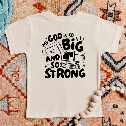 My God is So Big and So Strong Faith Youth Graphic Tee