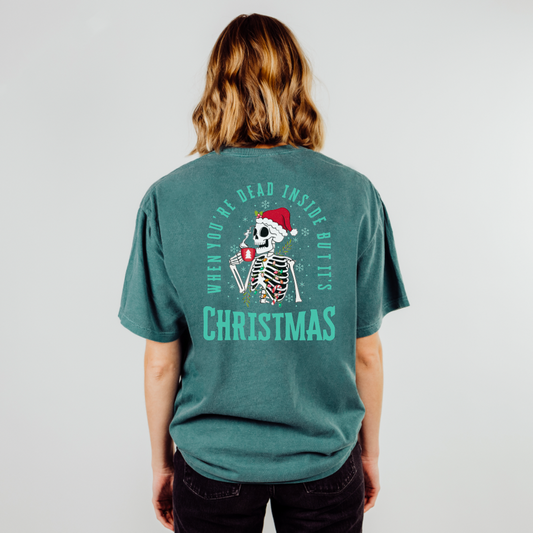 Dead Inside Christmas Graphic Tee