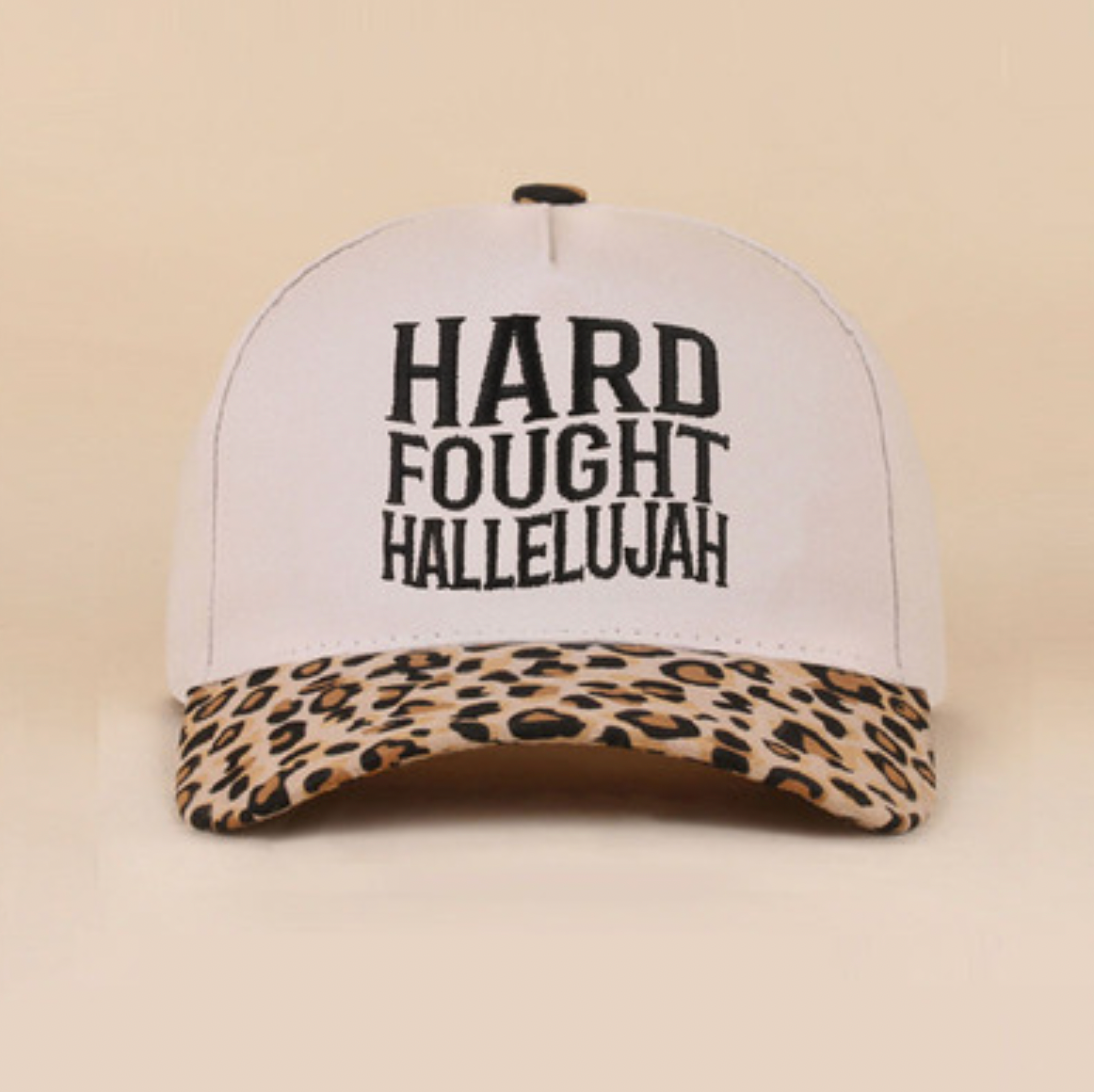 Hallelujah Embroidered Canvas Hat