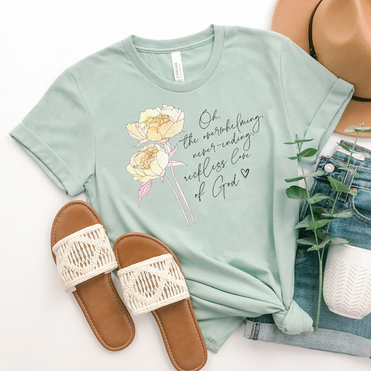 Never-Ending Reckless Love of God Faith Graphic Tee