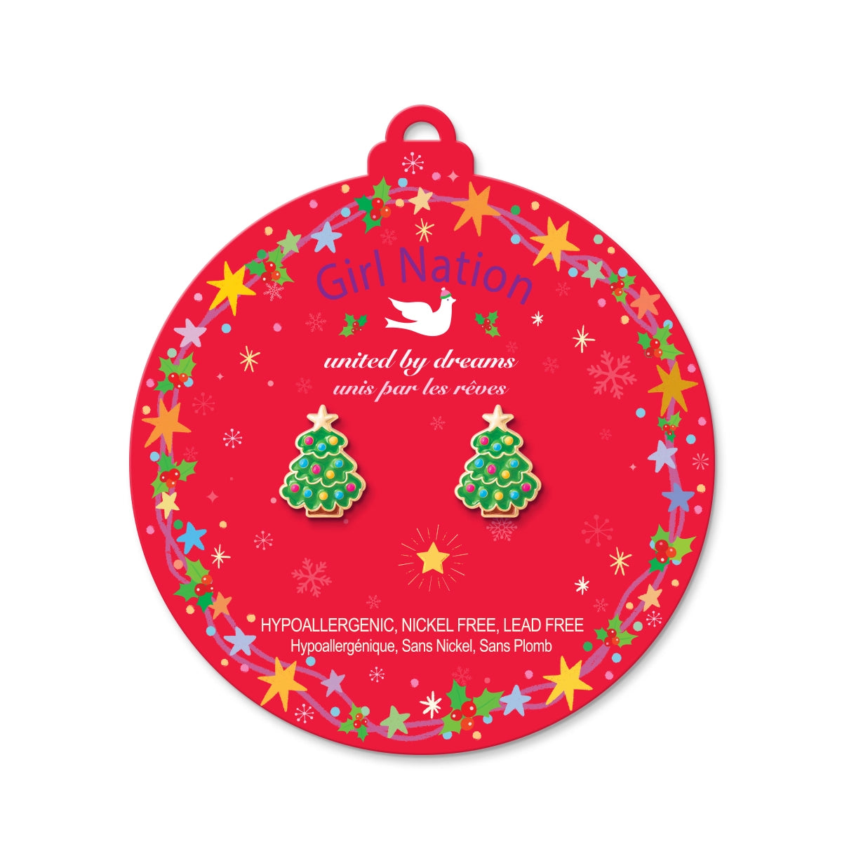 Christmas Tree Stud Earrings