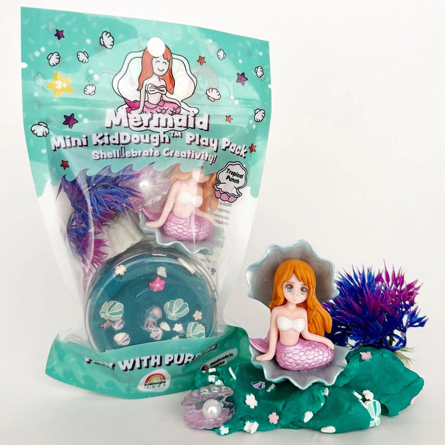 Mermaid Sensory Mini Play Dough Play Kit