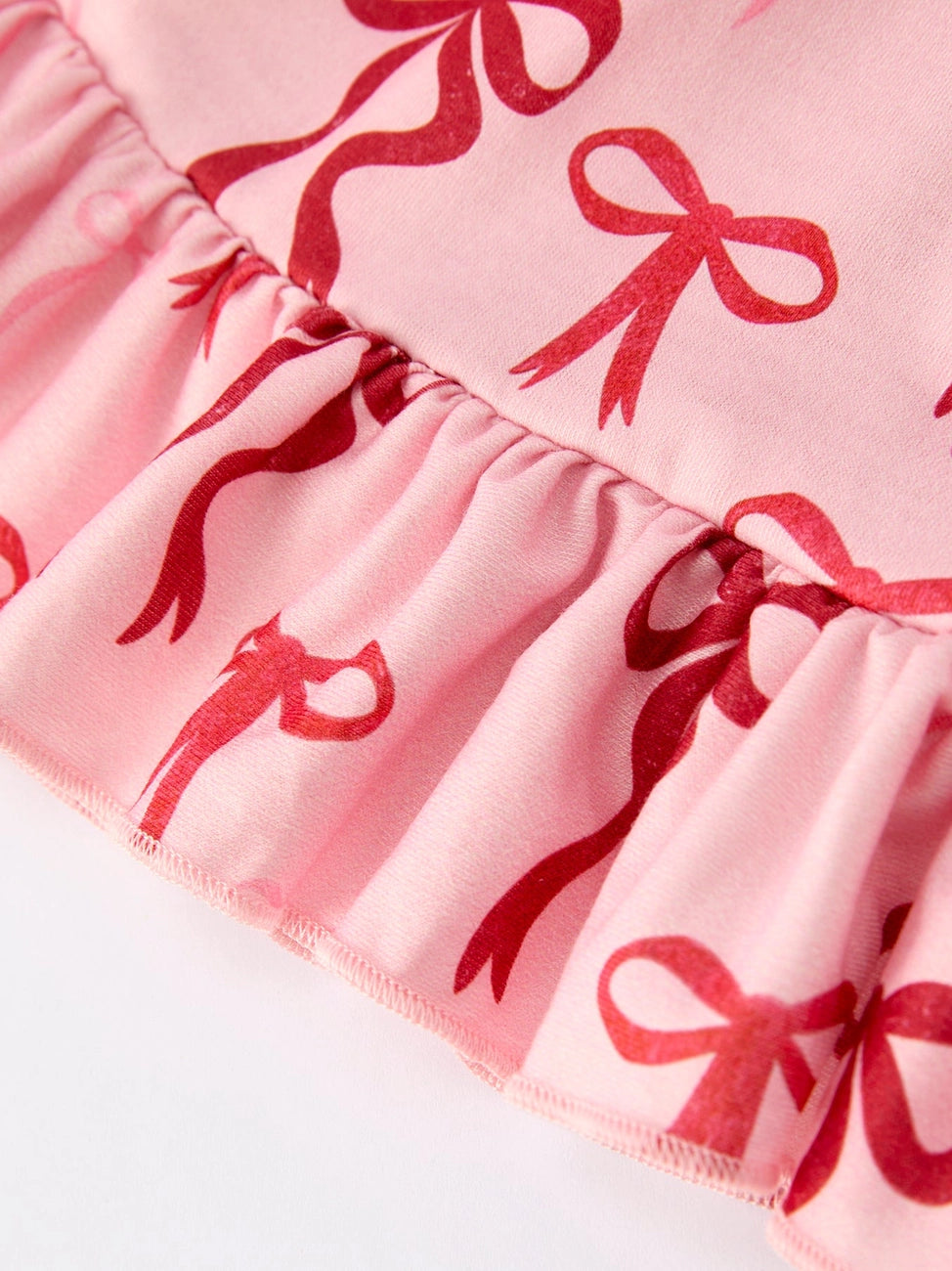 Pink Bow Girls Dress