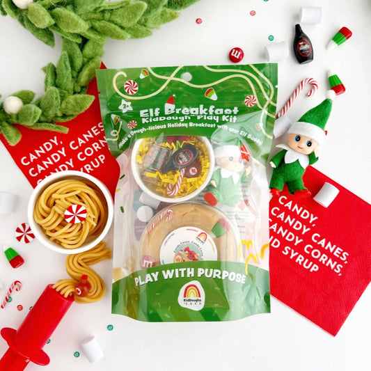 Elf Breakfast Sensory Play Dough Play Kit