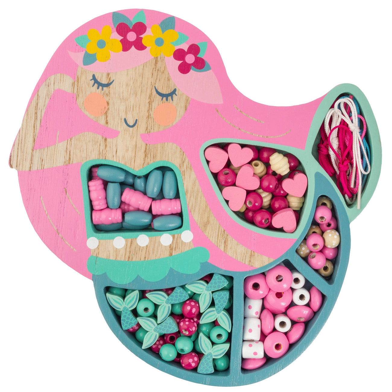 Wooden Bead Kit - Mermaid