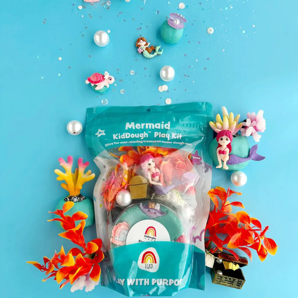 Mermaid Sensory Play Dough Play Kit