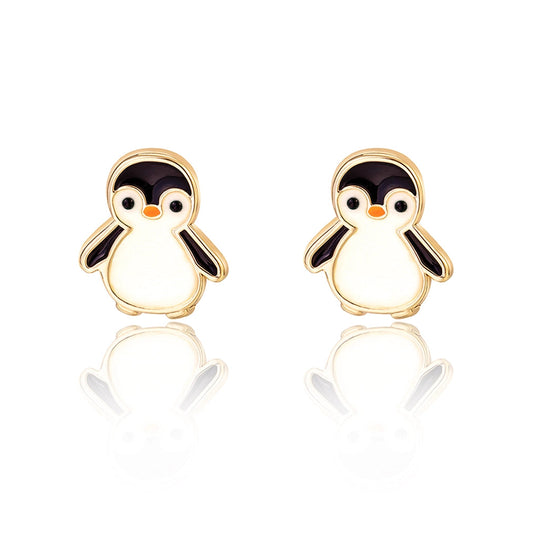 Penguin Stud Earrings